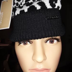 Michael Kors Animal Print Hat
